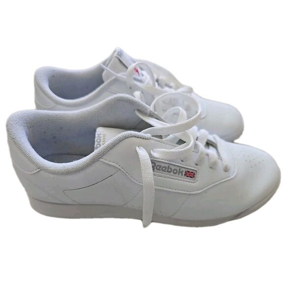 REEBOK CLASSIC PRINCESS SIZE 10 WOMENS TENNIS SHOES WHITE Athletic Shoes W/Box - Picture 1 of 10